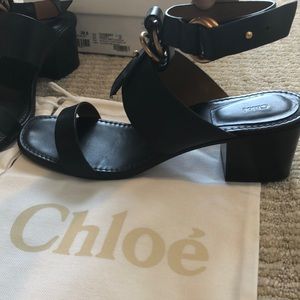 Chloe leather sandals
